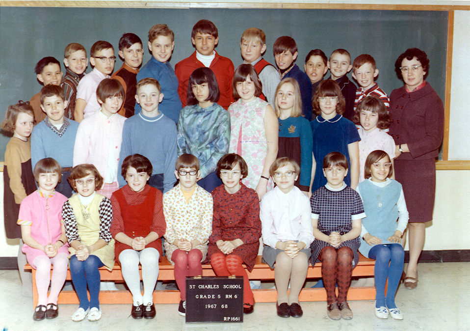St. Charles School, Grade 5 1967-68 